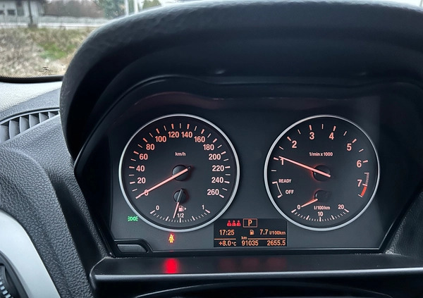 BMW Seria 1 cena 63000 przebieg: 91000, rok produkcji 2017 z Czeladź małe 29